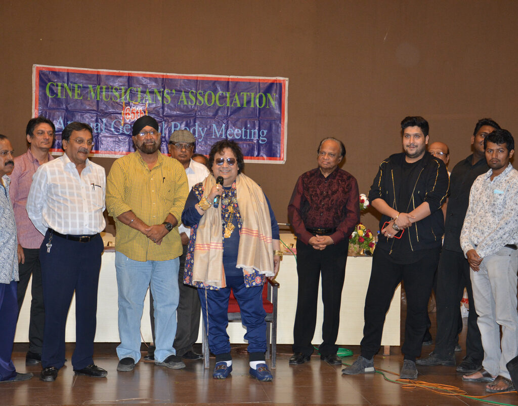 Fabled music director late Shri Bappi Lahiri at the AGM