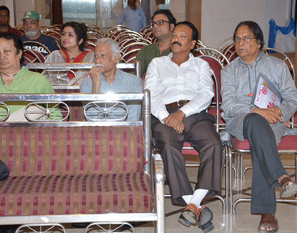 Famous singer and our guitarist member late shri Bhupendra Singh with other legendary musicians in AGM